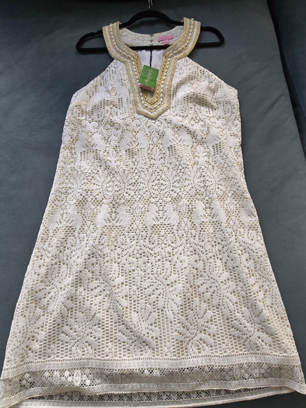 NEW Lilly Pulitzer White Dress Size 12- Calera Shift